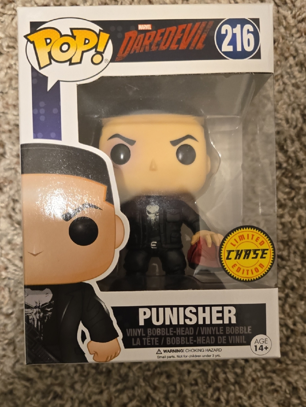 Funko Punisher Pop! Figure - Black and Cream Colors